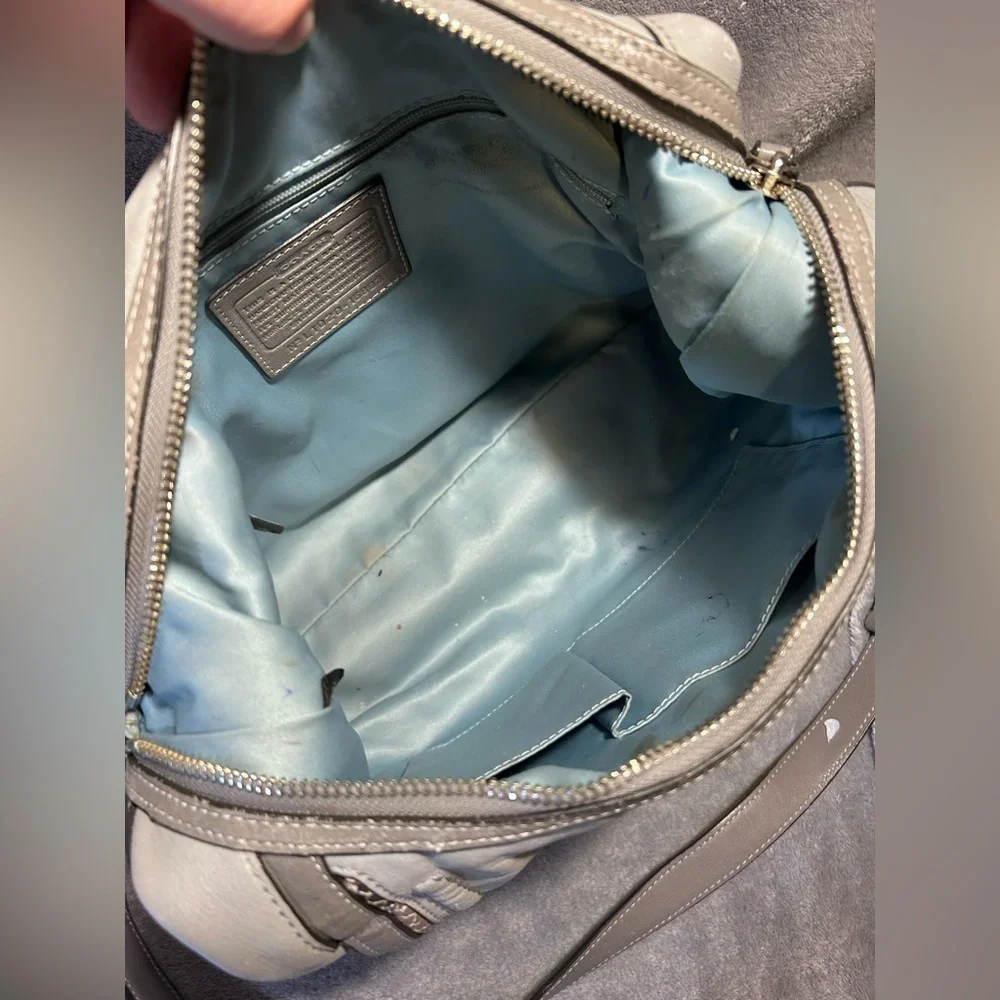 Coach Kristin Spectator 16803 Croc & Python Embossed Leather Hobo - Rehab - Picture 10 of 11